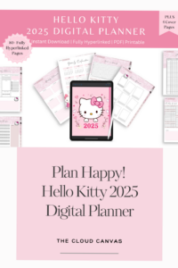 🌸 🍰 stay inspired all year long: Plan 2025 with Hello Kitty Planner!