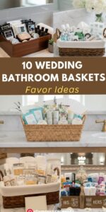 🌸 🍰 stay inspired all year long: Wedding Bathroom Basket Favor Ideas Guests Actually Use