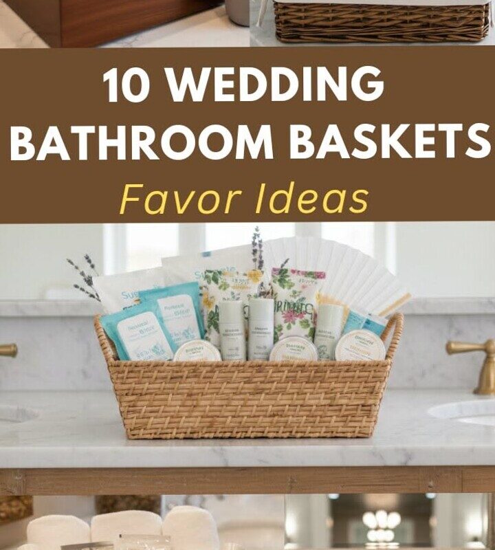 🌸 🍰 stay inspired all year long: Wedding Bathroom Basket Favor Ideas Guests Actually Use