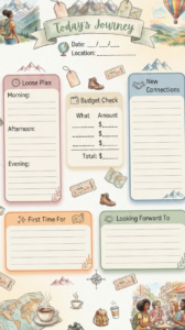 Stay Inspired All Year Long: Vacation Memory Log Planner Template — 💎 📍 dream life manifestation