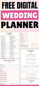 💍 🌸 stay inspired all year long: Free Printable Wedding Planner for Easy Organizing