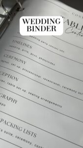 Stay Organized with The Ultimate Wedding Binder Template! #WeddingPlanning #WeddingOrganization — ☁️ 🎀 stay inspired all year long