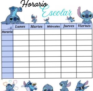 🌈 🖌️ Stich Schedule Design for Planners & Creative Assets | romanticize your routine