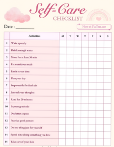 Stress-Free Self-Care Planner Printable for Daily Wellness — 💌 🥂 secret to staying productive