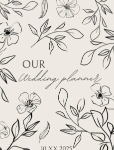 Stylish Custom Digital Wedding Planner for Effortless Organization — 💍 🥂 secret to staying productive