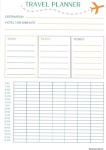 📁 📁 Summer Travel Planner | Instant Download | Creative Travel Itinerary | seamless organization hack