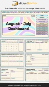 💌 🥂 Teacher Dashboard: Free Customizable Digital Planner (Aug-Jul) #planneressentials | 2026 efficiency hack