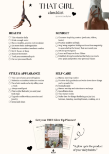 🖇️ 📅 That Girl Checklist — Creative Planning Essentials | seamless organization hack