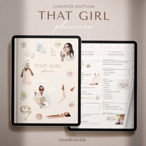 THAT GIRL Digital Planner — Goodnotes & iPad Self-Care & Fitness Planner | Etsy Denmark — ✨ 🎀 romanticize your routine