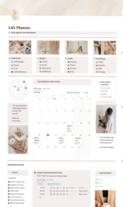 📊 📝 That Girl Planner Notion Template with ADHD Focus & Resell Rights | pro digital dashboard