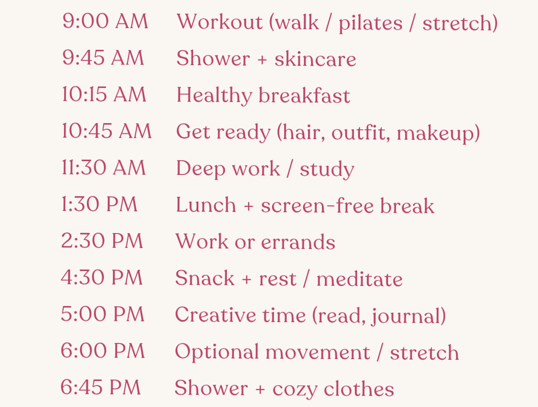 📅 📝 That Girl Summer Routine Daily Schedule for a Productive & Aesthetic Day | secret to staying productive