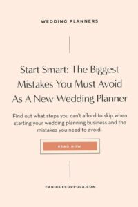 The Biggest Mistakes You Must Avoid As A New Wedding Planner — 📊 🖇️ dream life manifestation