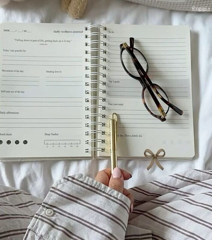 🕯️ 🤍 The Five Minute Journal by Intelligent Change | romanticize your routine