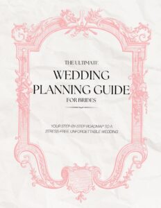 🎀 🌿 The Ultimate Wedding Guide for Brides: Your Complete Plan | ultimate printable checklist