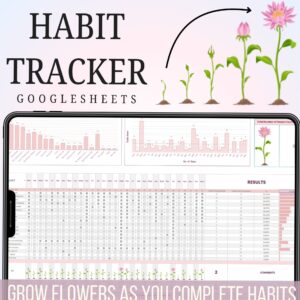 📌 📅 Track Habits with Google Sheets Planner | Daily to Yearly | romanticize your routine