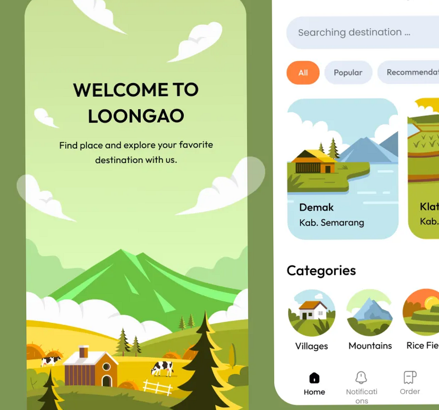 Travel App Design by Paperpillar | UX/UI Roundup 2025 — 🪄 🪄 romanticize your routine