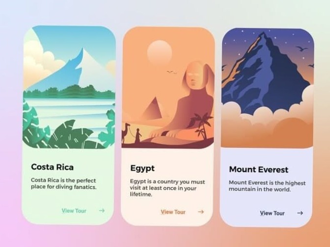 🖌️ 💎 Travel App UI Design for Productive Digital Planners | dream life manifestation