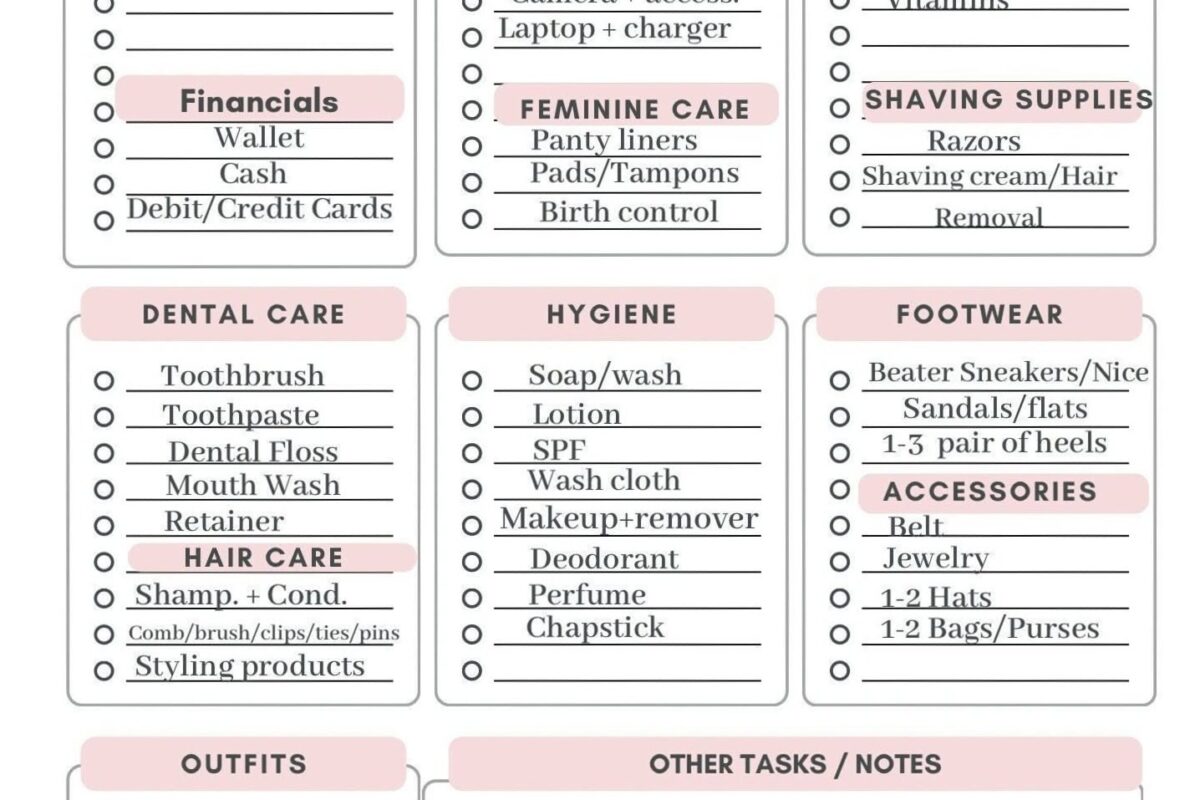 Travel Vacation Tracker for Digital Planners & Creative Designers — 🎨 🌈 ultimate printable checklist