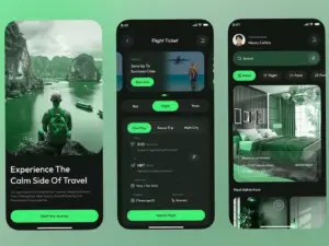 Trip Planner App UI/UX Design for Digital Creatives — 🌸 👰 secret to staying productive