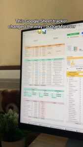 🕯️ 🎀 Ultimate Dynamic Personal Budget in Google Sheets Downloads | romanticize your routine