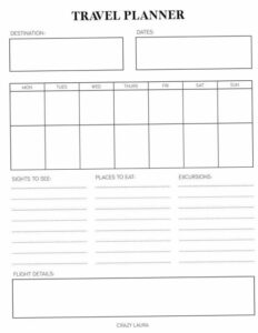 💌 💌 Ultimate Free Vacation Planner for Dream Life Manifestation | romanticize your routine