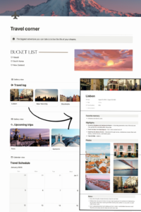 Ultimate Notion Travel & Life Planner 2025 Aesthetic Template — 🤍 🤍 game-changing digital system