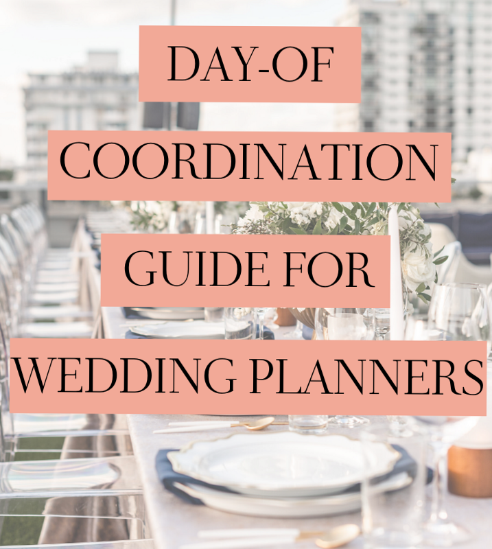 🖌️ 🌈 ultimate printable checklist: Day-of Coordination Guide for Wedding Planners