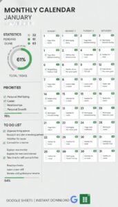🍰 🥂 ultimate printable checklist: Notion Daily Planner & Task Tracker Templates