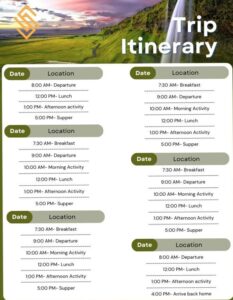 🪄 🖌️ ultimate printable checklist: Perfect Travel Itinerary Planner Template for Digital Designers