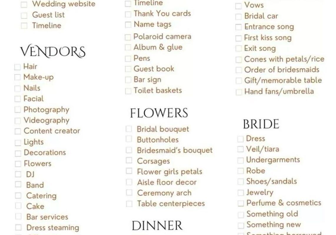 ☁️ ☁️ ultimate printable checklist: Wedding Planning Checklist — Digital Design & Creative Assets