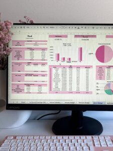 ☁️ 🎀 ultimate printable checklist: Yearly Budget Planner 2025 — Digital Savings Tracker Template