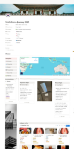 📍 🖌️ Ultimate Travel Budget & Planner Template for Notion | game-changing digital system