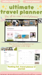 📍 📍 Ultimate Travel Planner: Pack, Plan & Journal Your Trip! | stay inspired all year long