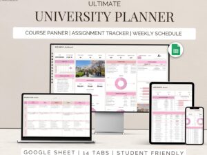 Ultimate University Planner Template for Student Success — 👰 🌸 secret to staying productive