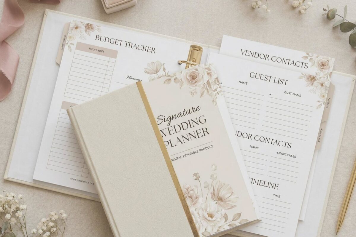 🌿 🌿 Ultimate Wedding Planner: Binder & Budget Tracker (Instant Download) | essential planning guide