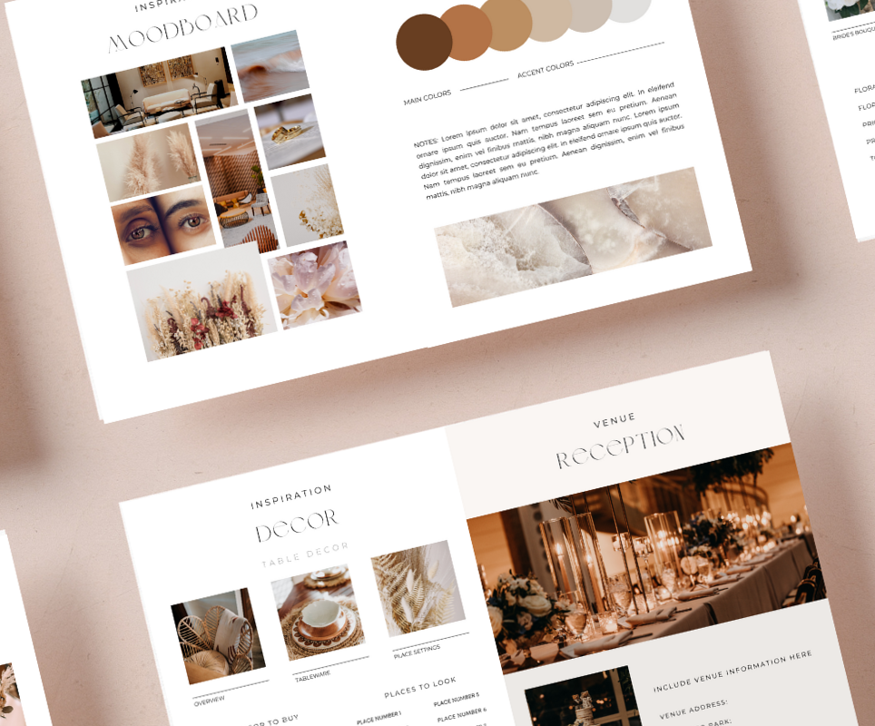 Ultimate Wedding Planner Binder Printable | Digital Design | Creative Assets — ✨ ☁️ dream life manifestation