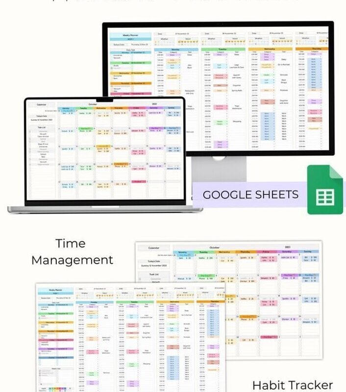 Vision Board Planner for Goal Setting & Progress Tracking — 🎀 🌿 romanticize your routine