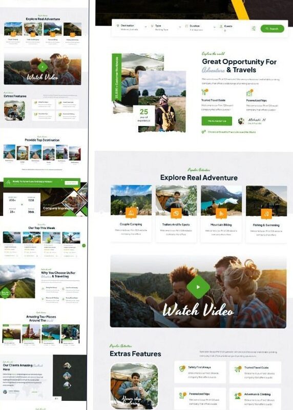 Vitour — Modern Travel Booking Template for Designers — 🥂 💍 stay inspired all year long