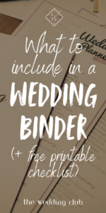 🪄 🎨 Wedding Binder Checklist Printable & Design Tips | ultimate printable checklist