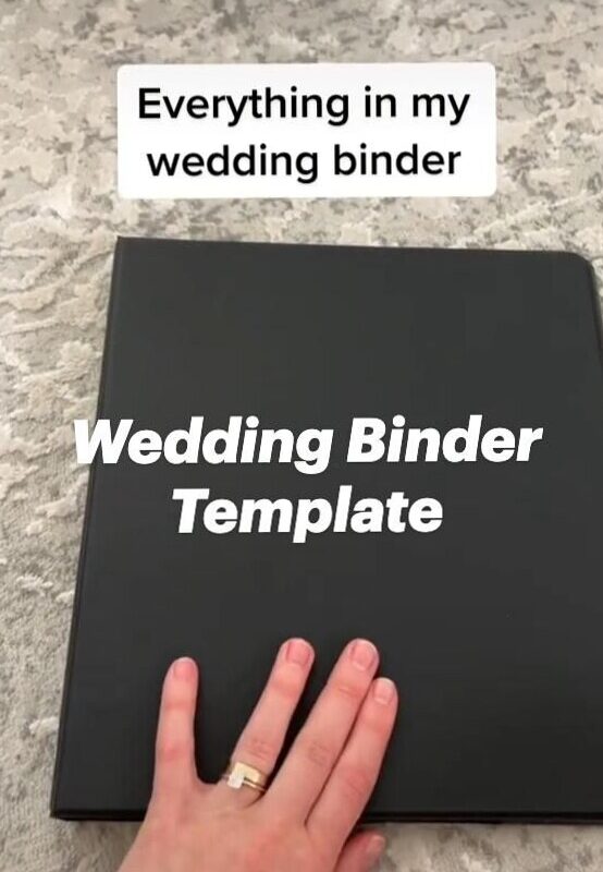Wedding Binder Template for Organized Planning & Design — 💎 🌈 secret to staying productive