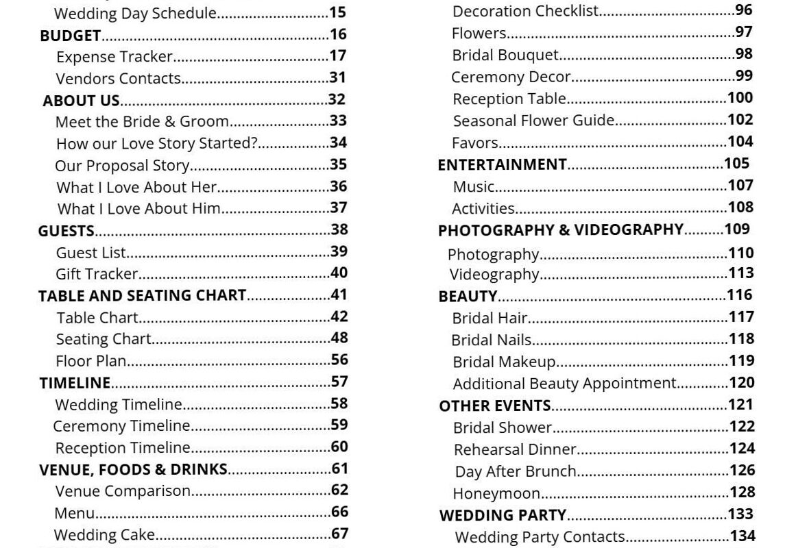 Wedding Day Binder Template | Canva Edit | Instant Download — 👰 👰 no-stress tracker