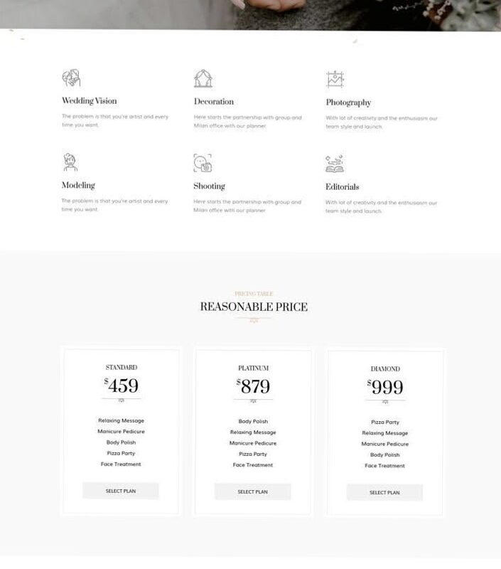 Wedding Planner HTML Template | Creative Digital Design Services — 📝 📌 dream life manifestation