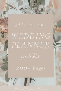 🪄 🌈 Wedding Planner Template & Binder Pages Printable Design | stay inspired all year long