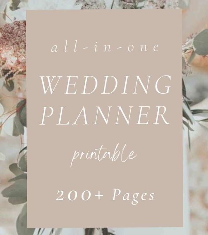 🪄 🌈 Wedding Planner Template & Binder Pages Printable Design | stay inspired all year long