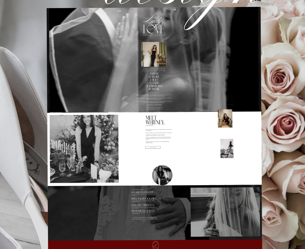 Wedding Planner Website Design by Peanut Butter Creative — 🖇️ 📅 secret to staying productive