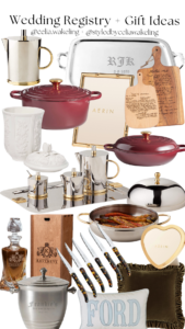 🤍 🎀 Wedding Registry & Gift Idea List | Digital Design | dream life manifestation