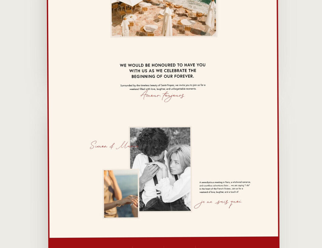 💌 💌 Wedding Website Template | Simon — Digital Design for Planners & Creatives | stay inspired all year long