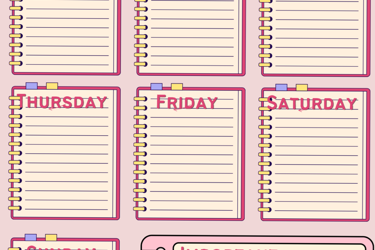 Weekly Categorized Planner Template for Digital Design & Creative Planning — 🎨 🌈 romanticize your routine