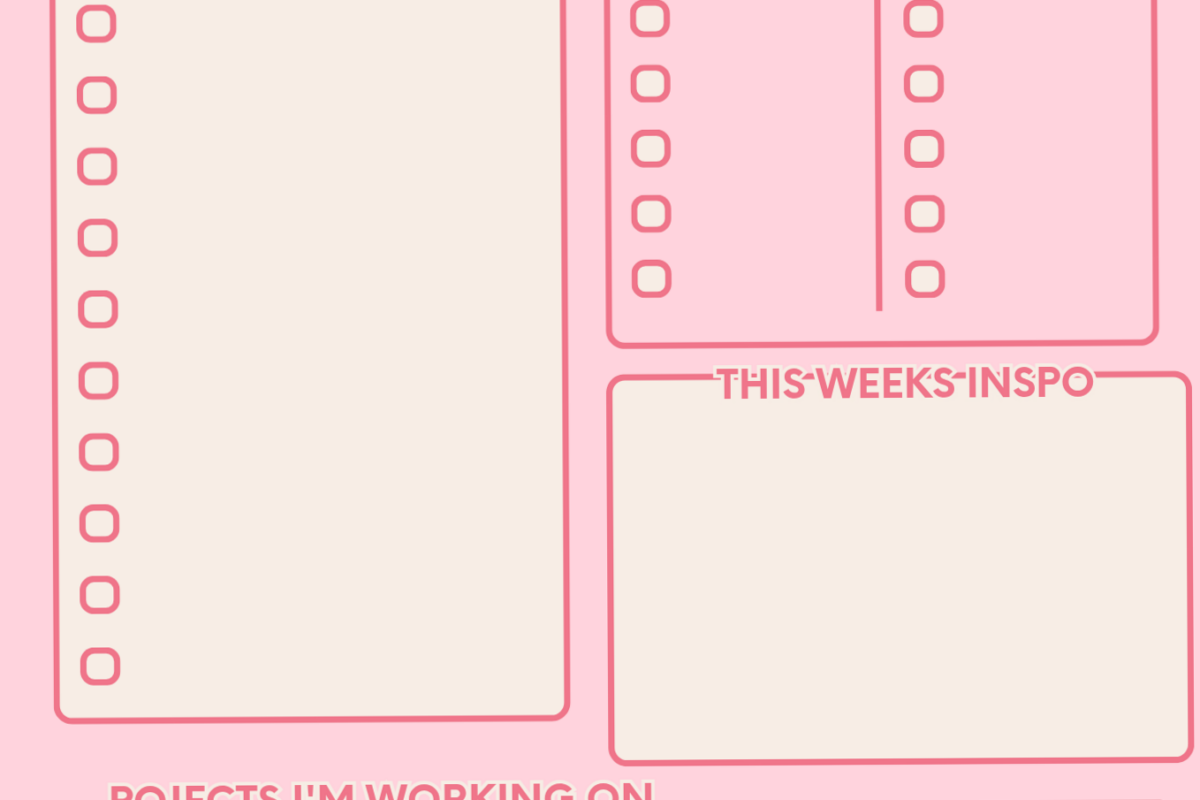 🪄 🖌️ Weekly Crochet Girlie Planner — A4 Printable Digital Download | romanticize your routine