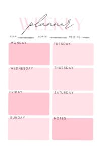 Weekly Planner Cutes for Creative Productivity — 📅 🖇️ secret to staying productive